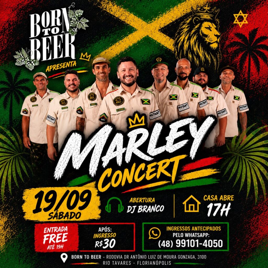 Marley Concert Floripa e DJ brancoprodutor